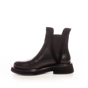 Ghete Damă Piele Neagră Confortabile