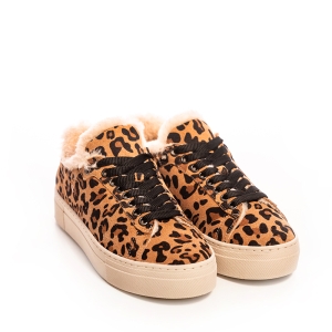 Adidași Dama Leoprad cu Blană - Stil și Confort!