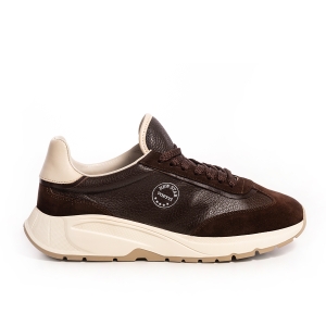 Adidași Damă Piele Întoarsă Maro - Eleganță & Confort