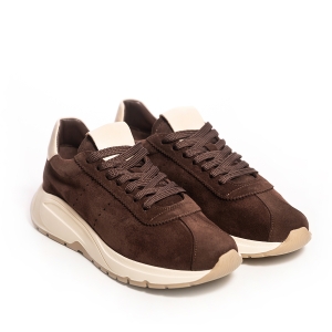 Adidași  Piele Întoarsă Maro - Eleganță & Confort!