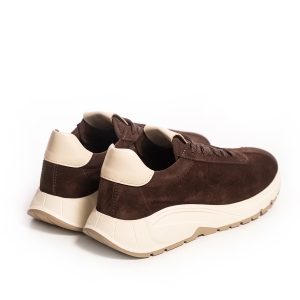 Adidași  Piele Întoarsă Maro - Eleganță & Confort!