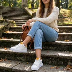 Adidași Piele Damă - Eleganță și Confort Modern!