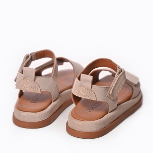 Sandale Damă Bej Platformă - Eleganță și Confort la Fiecare Pas!