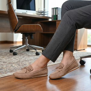 Mocasini Damă Piele Naturală Bej - Eleganță Zilnică!