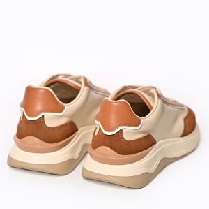 Adidași Dama Dantelă Beige - Eleganță Lejeră!