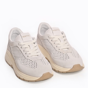 Adidași Dama Dantelă Beige - Eleganță Lejeră!