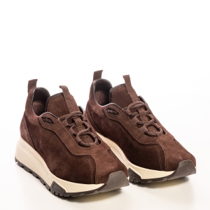 Adidași Maro Piele Întoarsă Bărbați Confortabili Casual