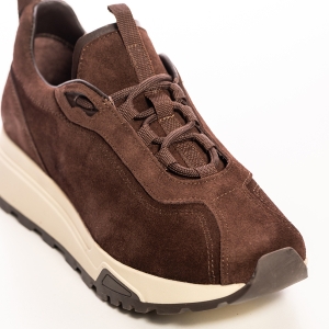Adidași Maro Piele Întoarsă Bărbați Confortabili Casual